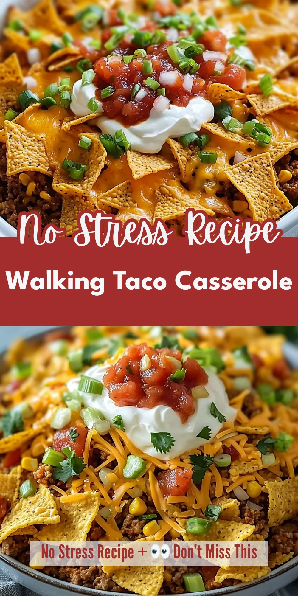 Walking Taco Casserole