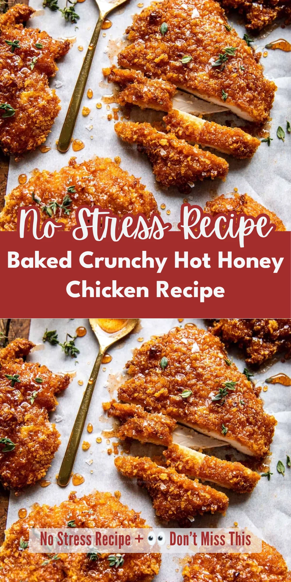 Baked Crunchy Hot Honey Chicken Recipe