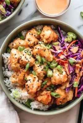 Delicious Bang Bang Chicken and Rice Bowl served at Truly Good Eats