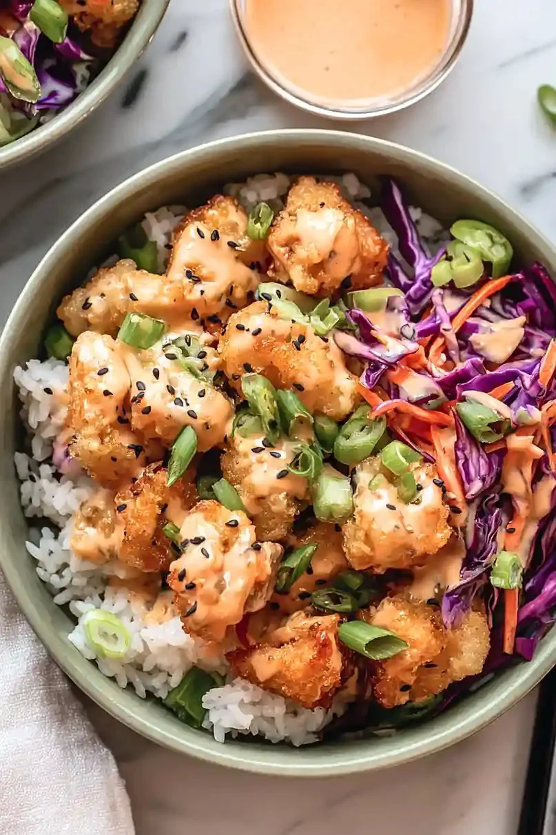 Best Bang Bang Chicken and Rice Bowls - trulygoodeats