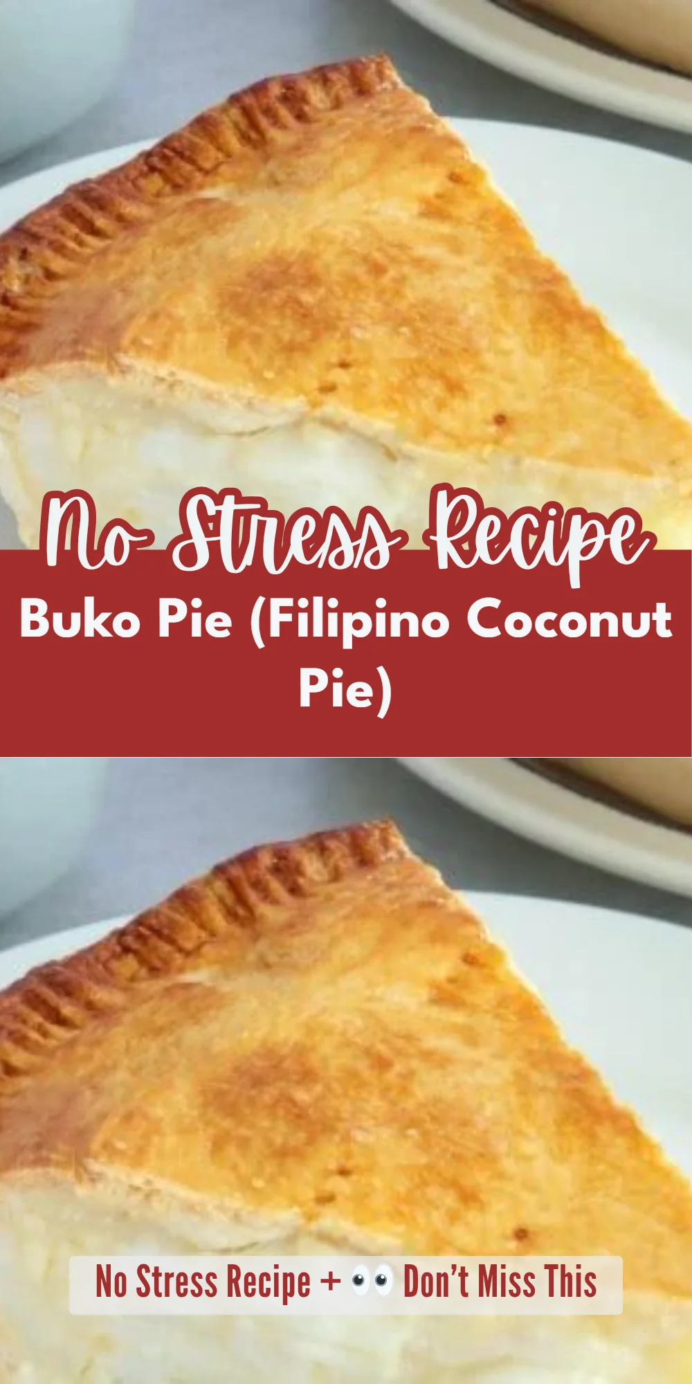 Buko Pie (Filipino Coconut Pie)