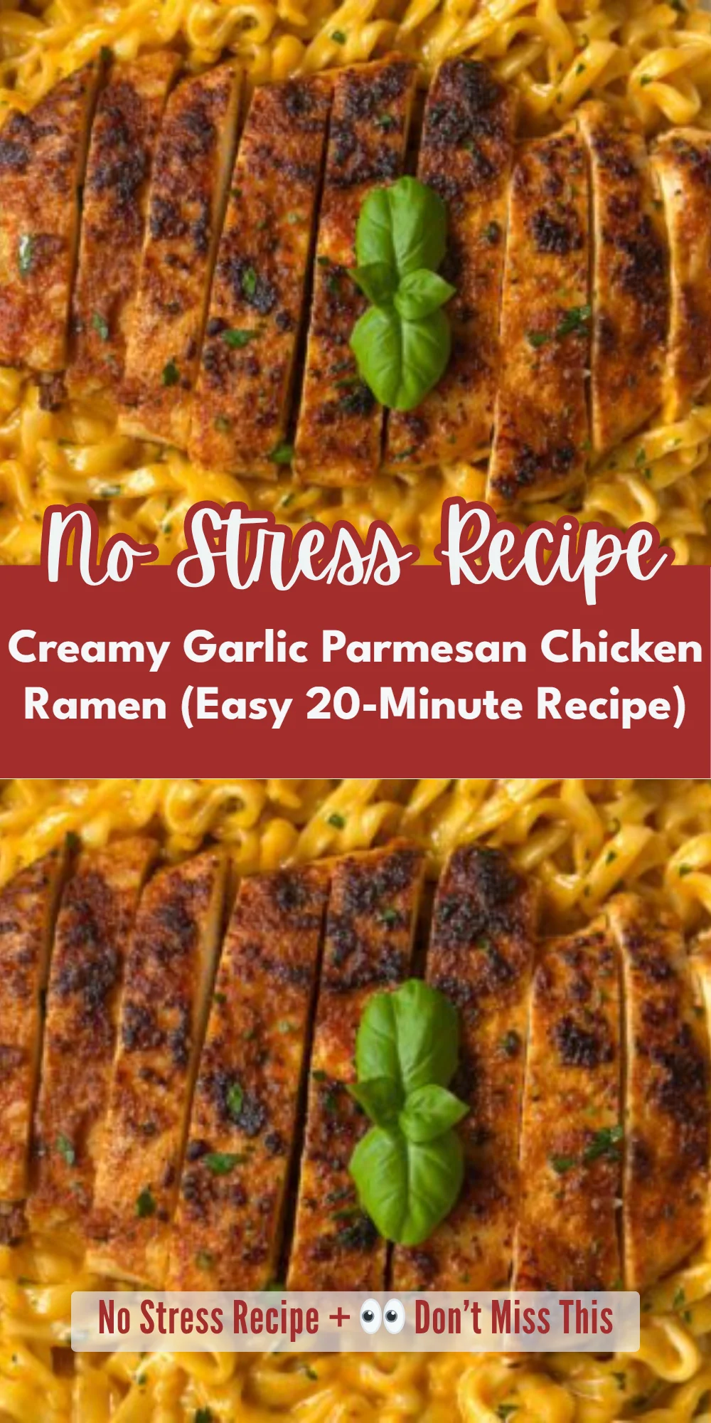 Creamy Garlic Parmesan Chicken Ramen (Easy 20-Minute Recipe)