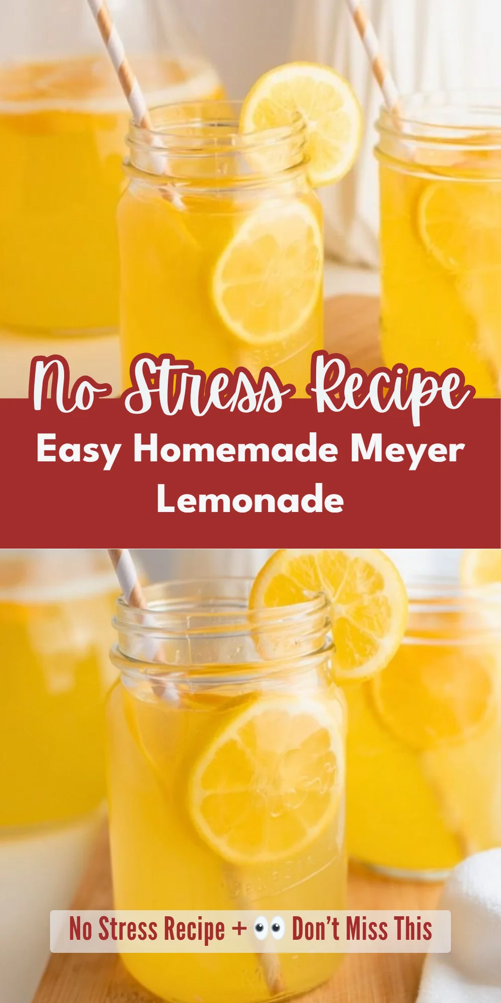 Easy Homemade Meyer Lemonade