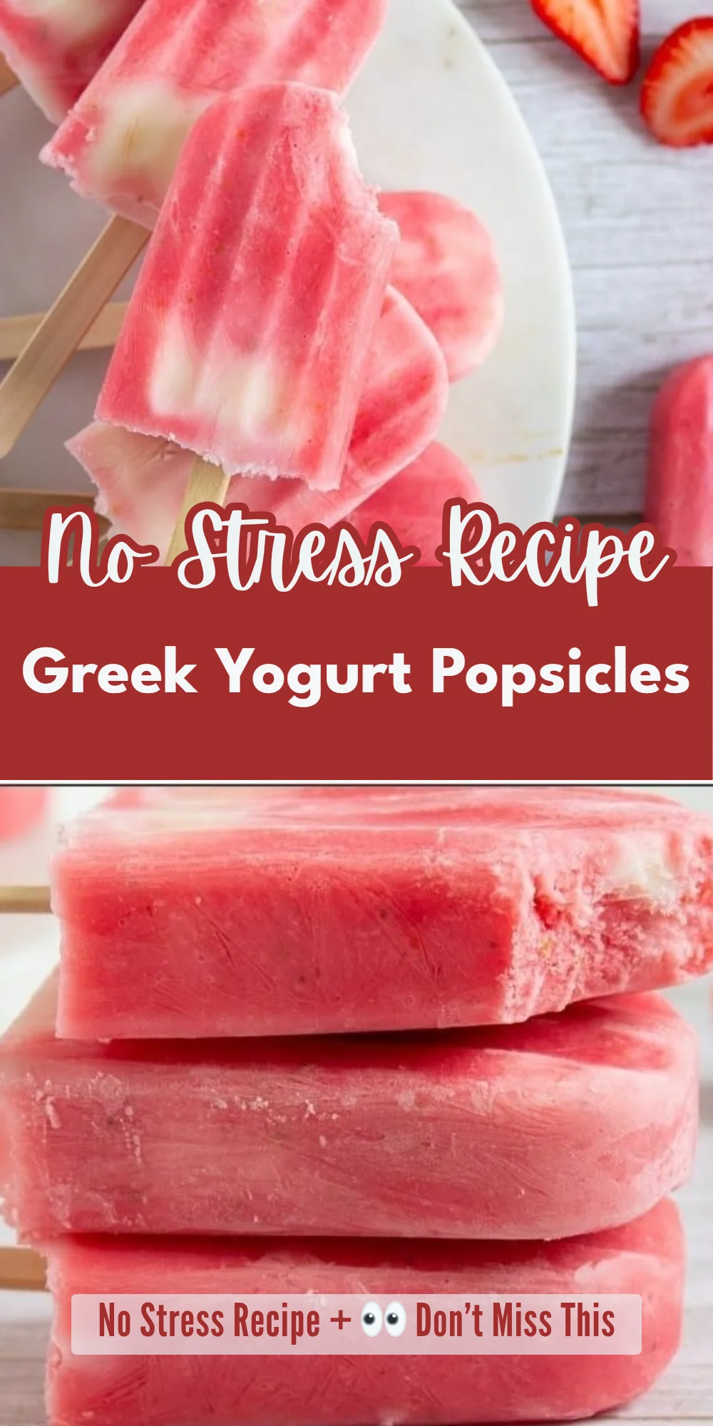 Greek Yogurt Popsicles