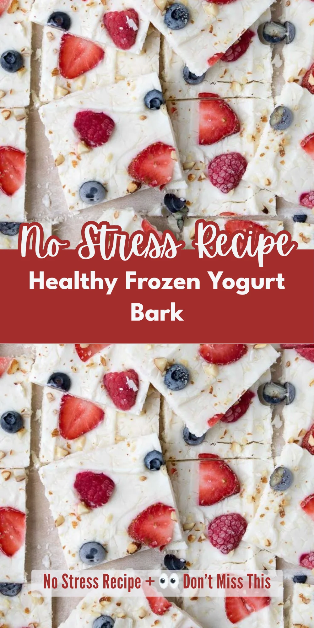 Healthy Frozen Yogurt Bark