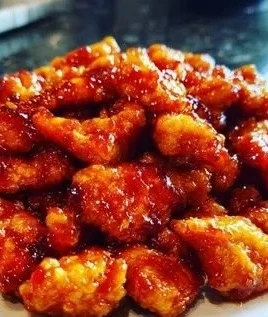 Delicious Honey Chili Chicken with a glossy glaze