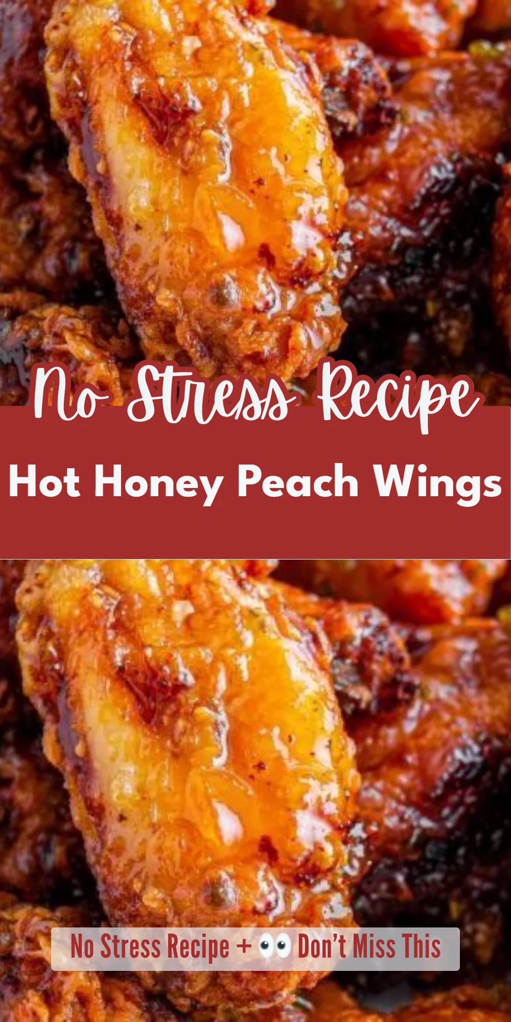 Hot Honey Peach Wings