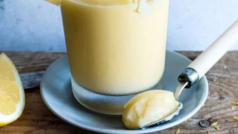 Lemon Cream (lemon curd with milk)