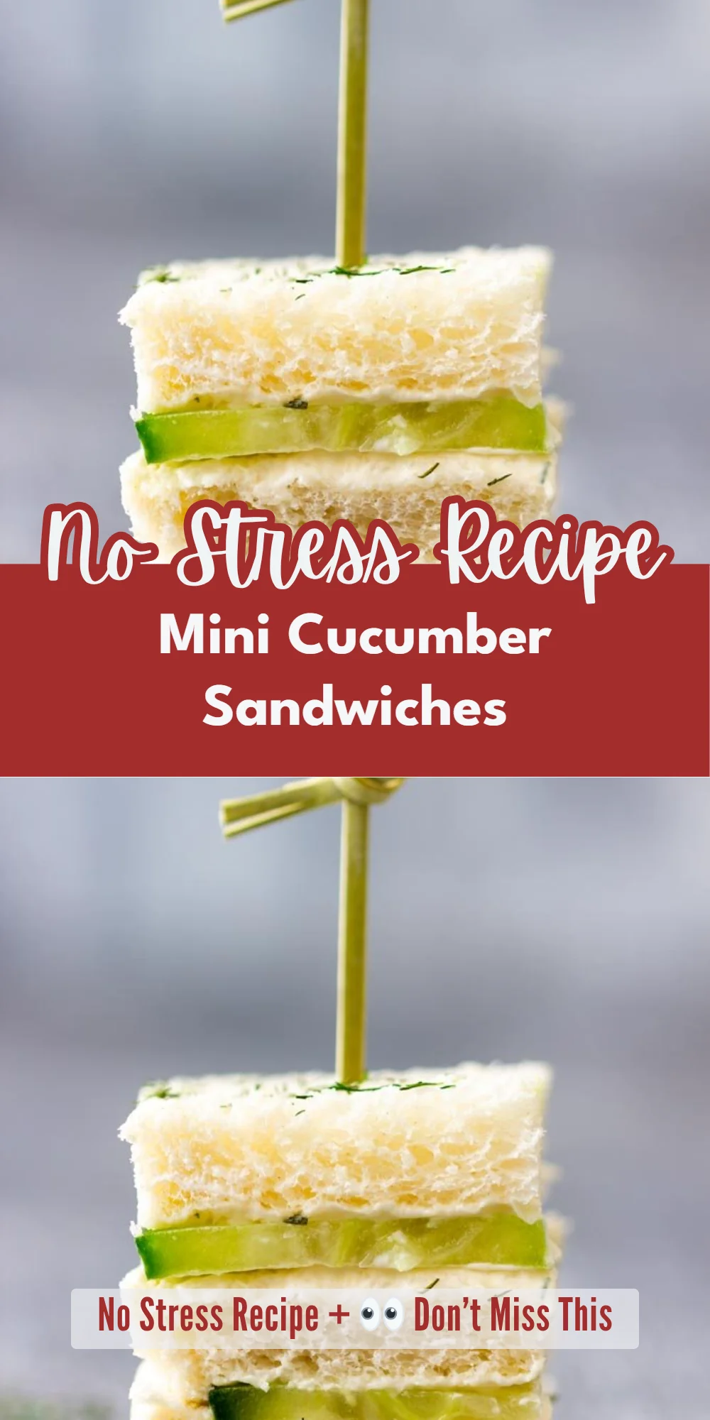 Mini Cucumber Sandwiches
