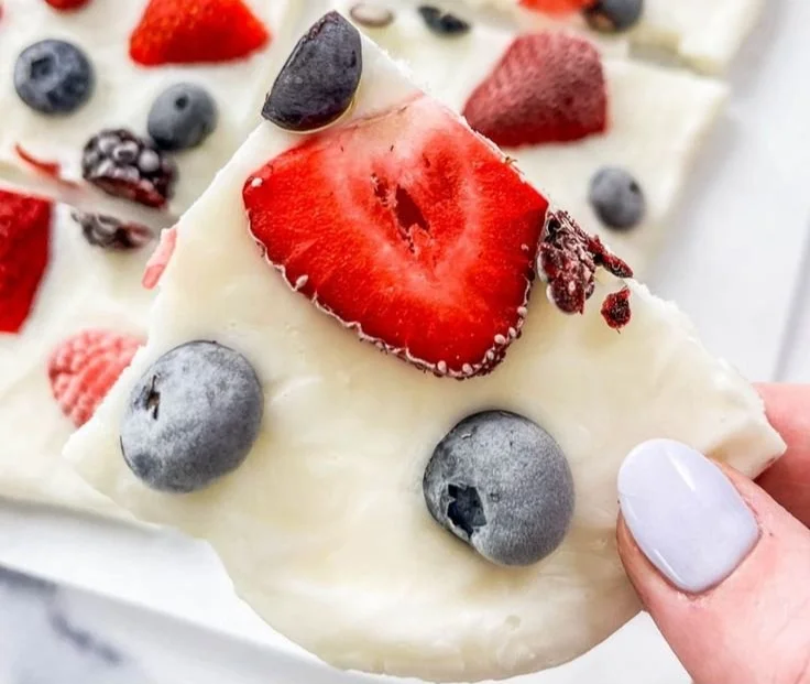 Mixed Berry Yogurt Bark