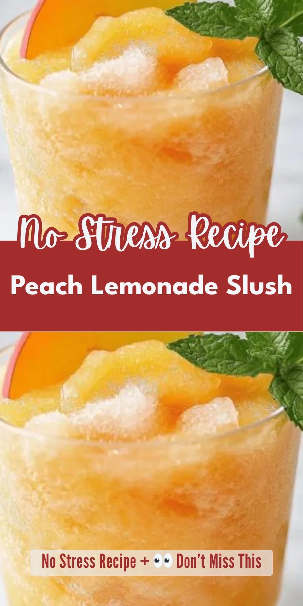 Peach Lemonade Slush