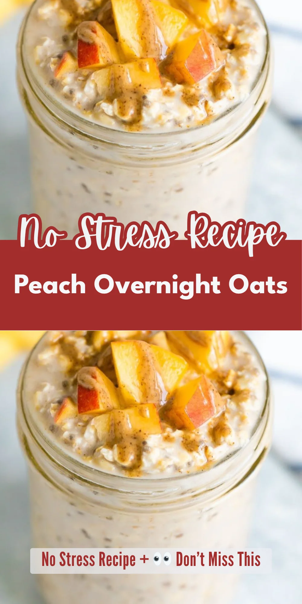 Peach Overnight Oats