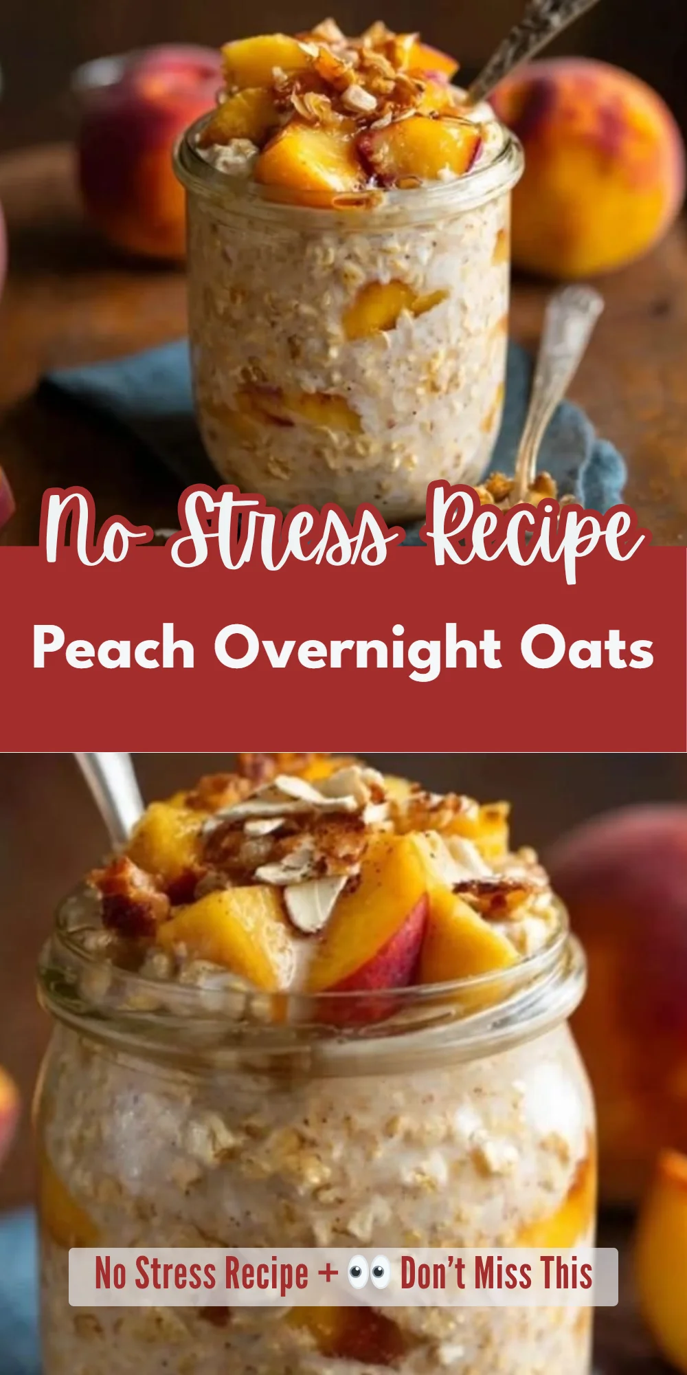 Peach Overnight Oats