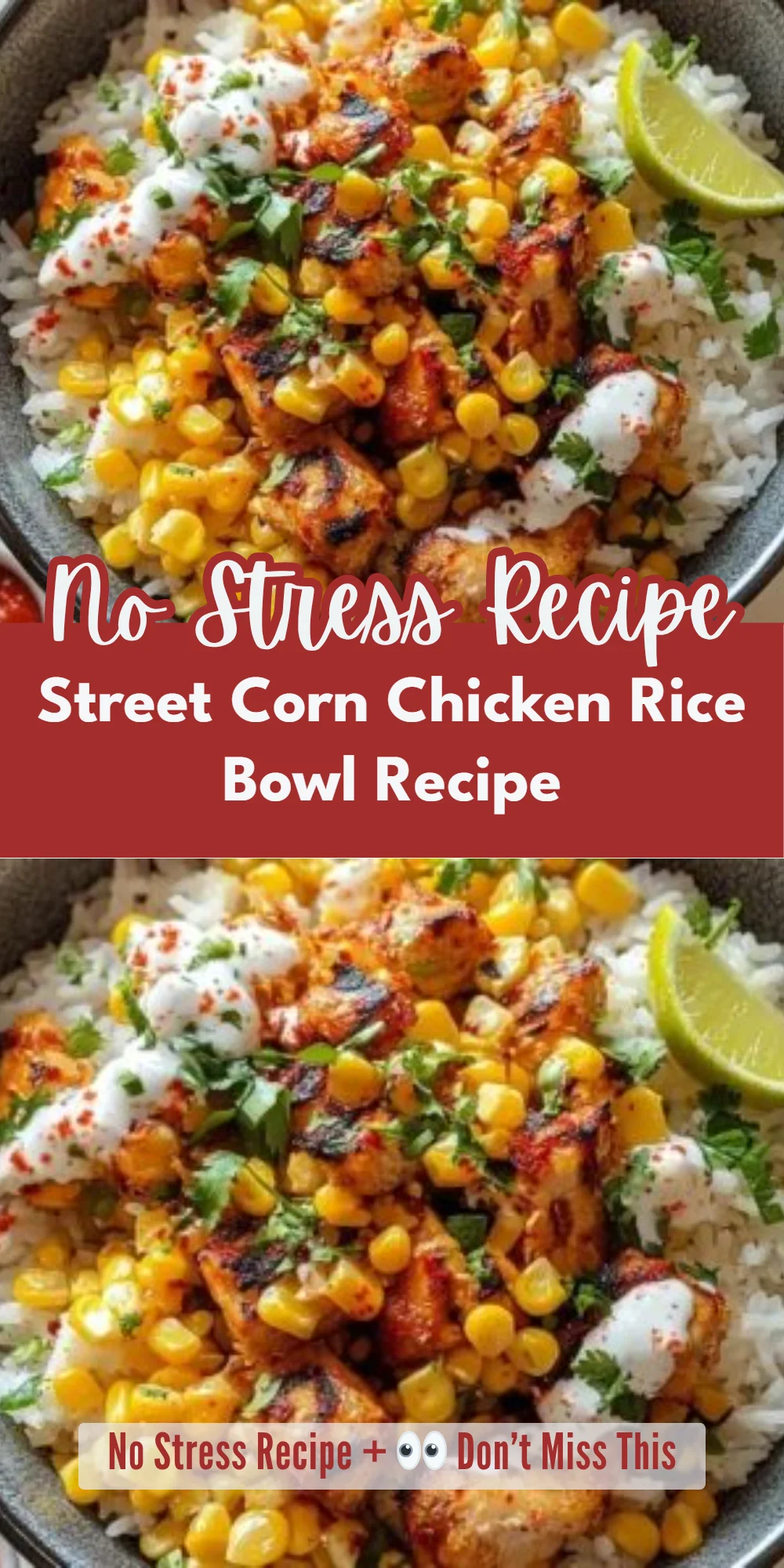 Street Corn Chicken Rice Bowl Recipe