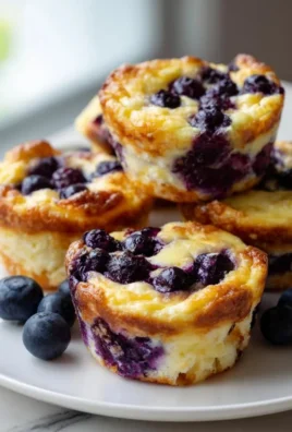 Three-ingredient blueberry protein cups ready in 25 minutes.