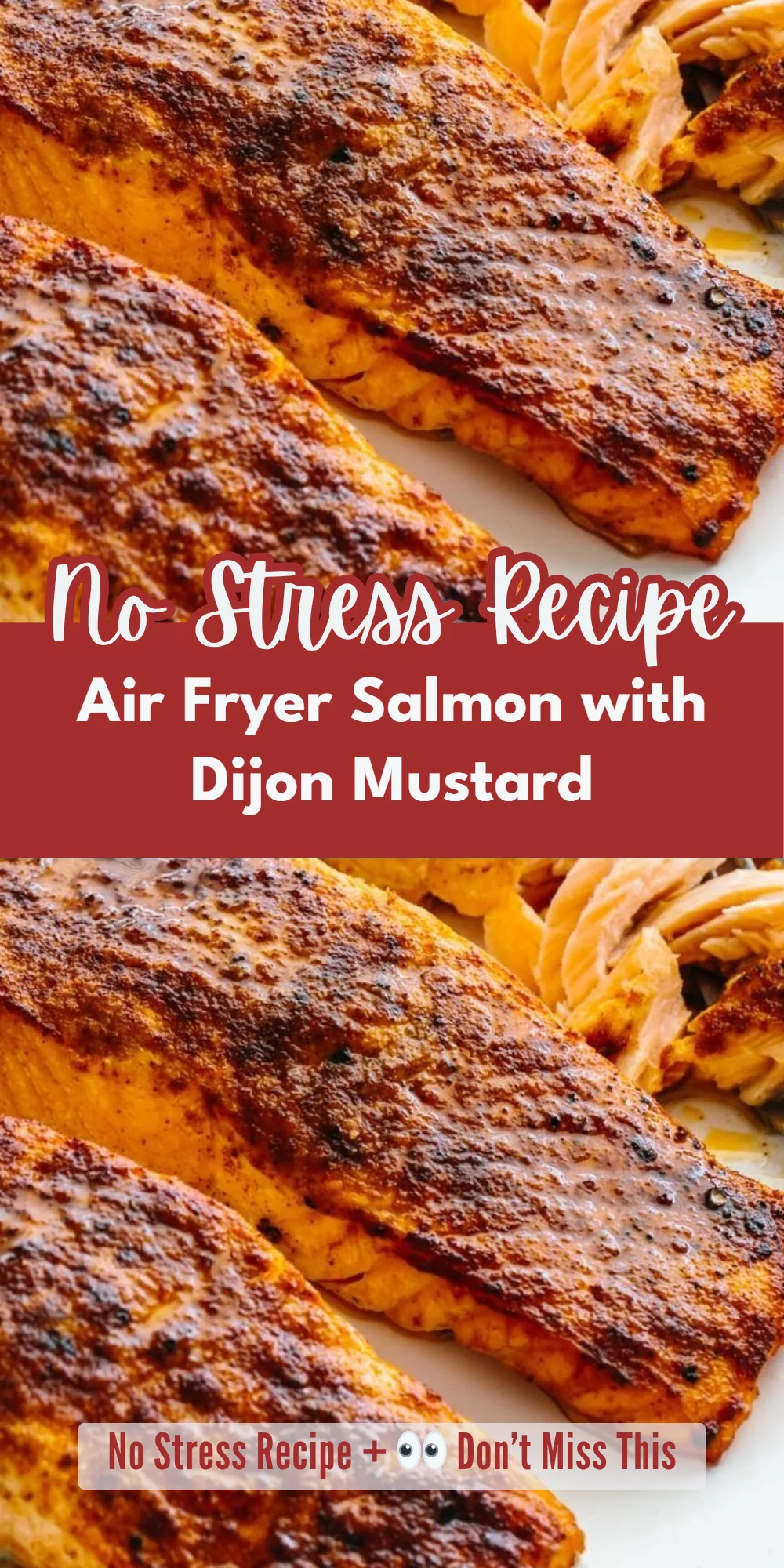 Air Fryer Salmon with Dijon Mustard