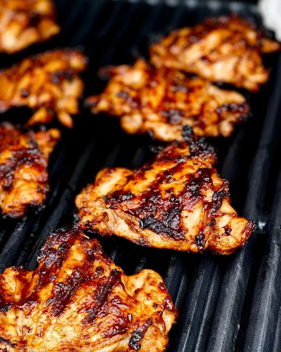 BBQ Chicken Thighs | Sticky Oven-Baked Summer Chicken Dinner