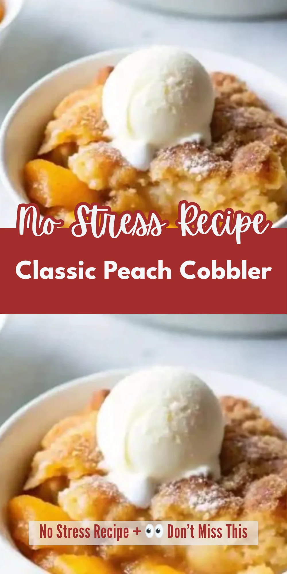 Classic Peach Cobbler