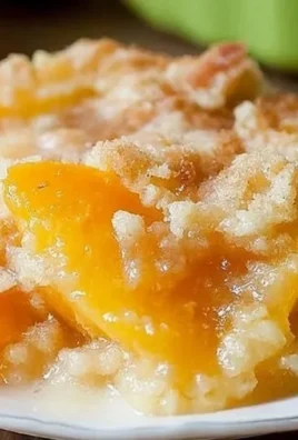 Delicious peach cobbler served in a bowl, showcasing its golden crust and juicy peaches.