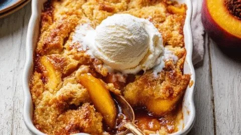 Easy Peach Cobbler