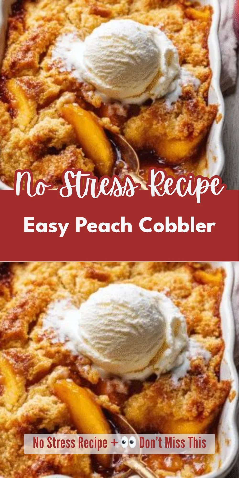 Easy Peach Cobbler