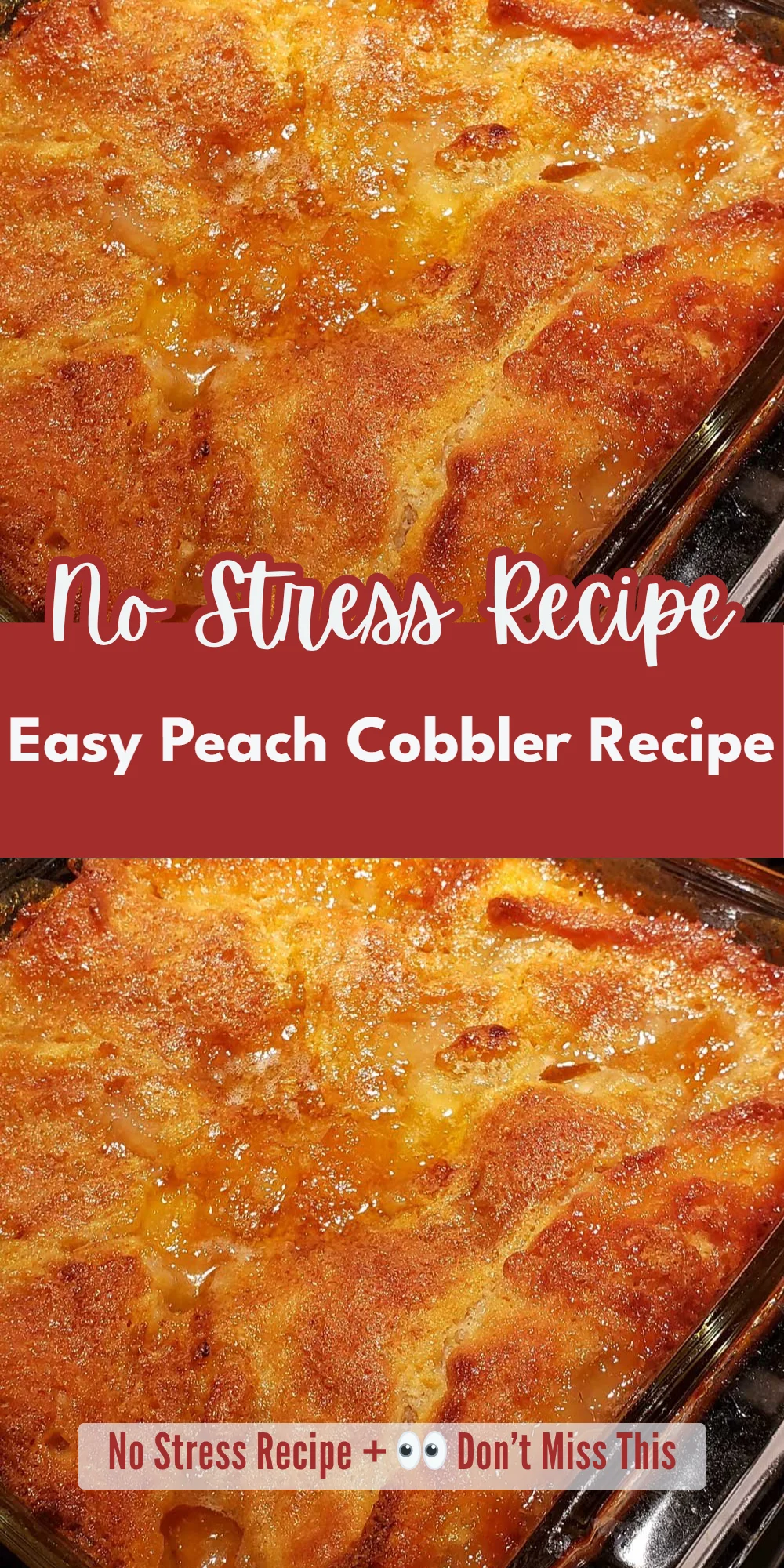 Easy Peach Cobbler Recipe