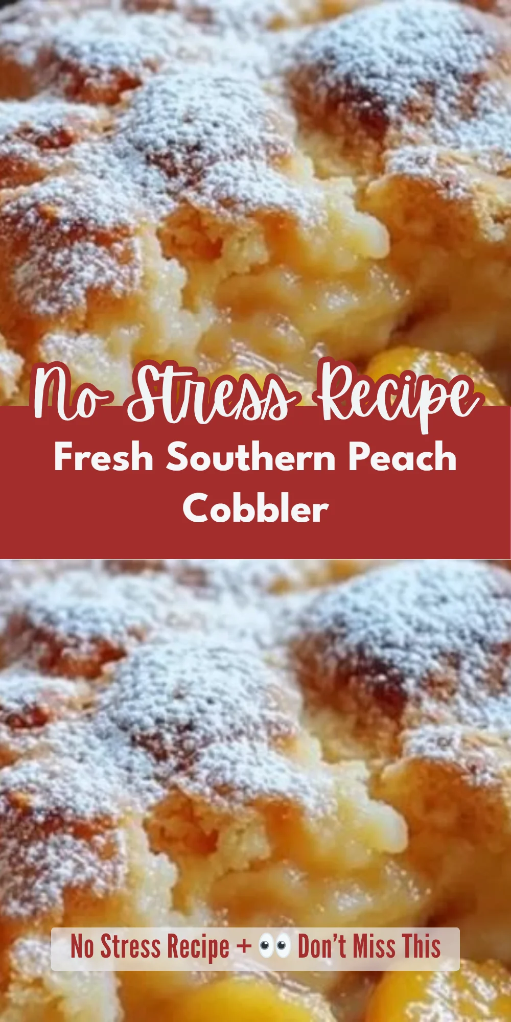Fresh Southern Peach Cobbler