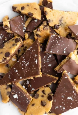 Healthy cookie dough bark made with nutritious ingredients for a guilt-free dessert.