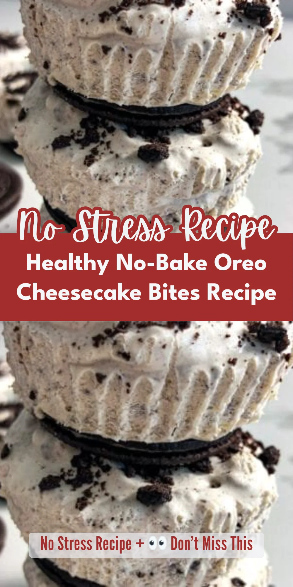 Healthy No-Bake Oreo Cheesecake Bites Recipe