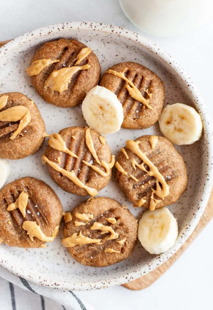Healthy Peanut Butter Banana Cookies