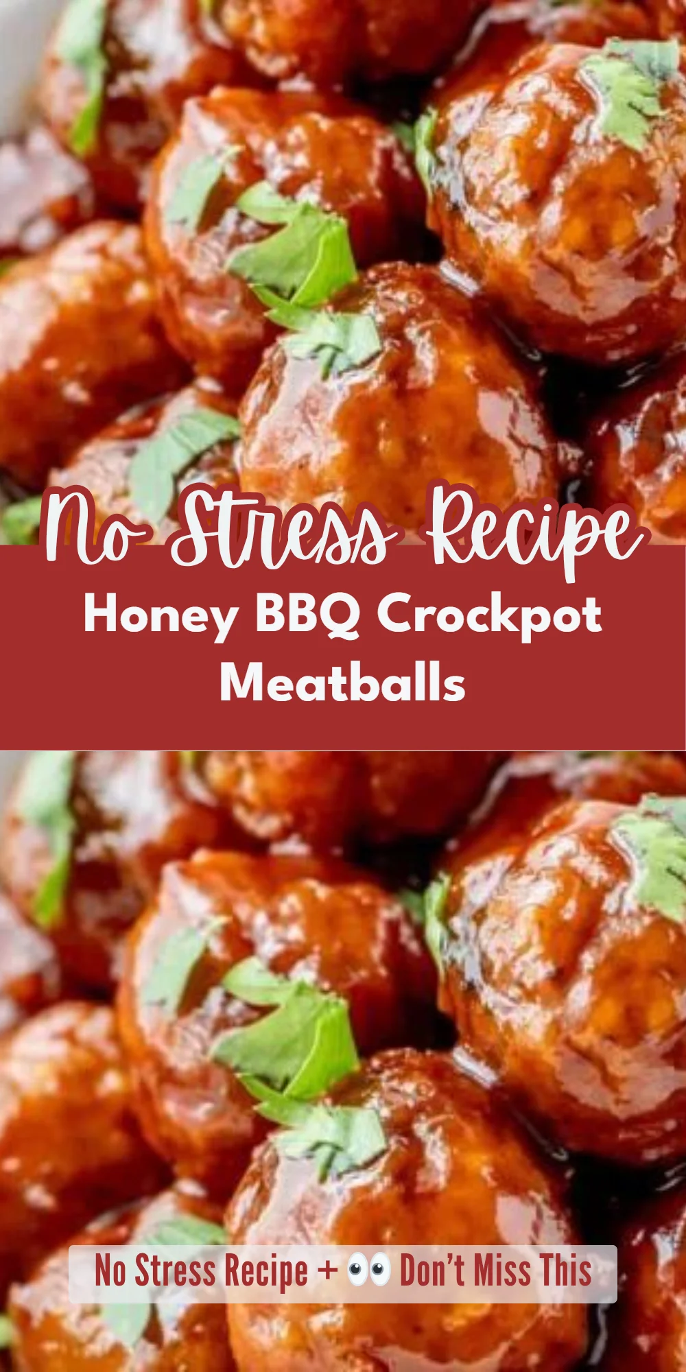 Honey BBQ Crockpot Meatballs