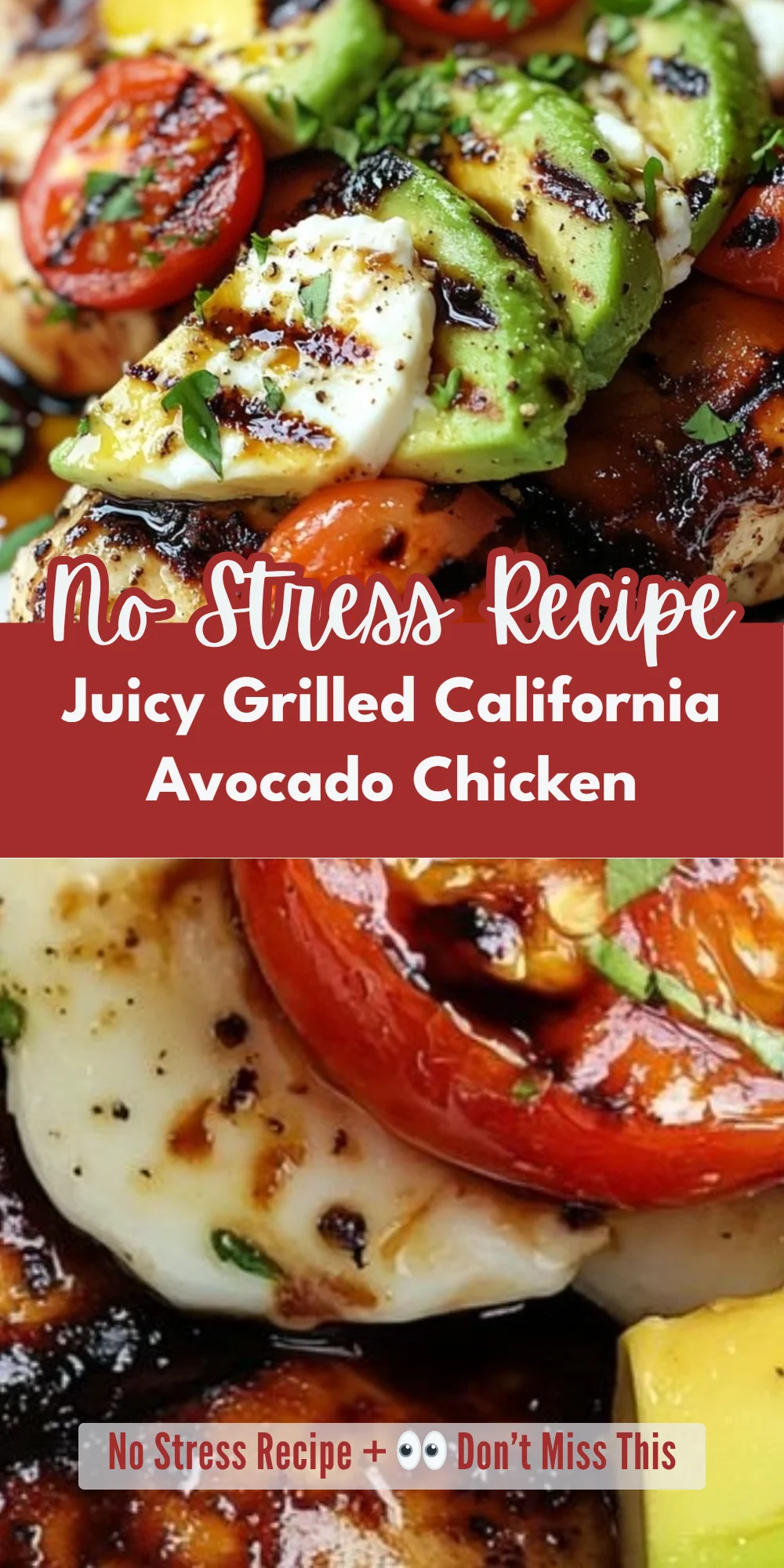 Juicy Grilled California Avocado Chicken