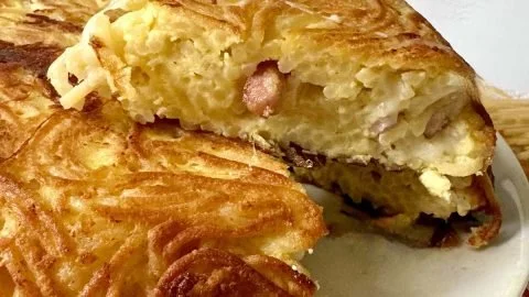 Neapolitan Pasta Frittata Recipe (Spaghetti Frittata)