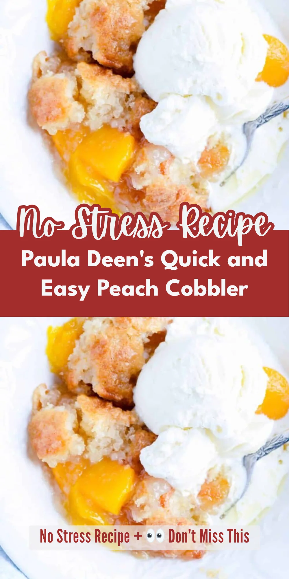 Paula Deen's Quick and Easy Peach Cobbler