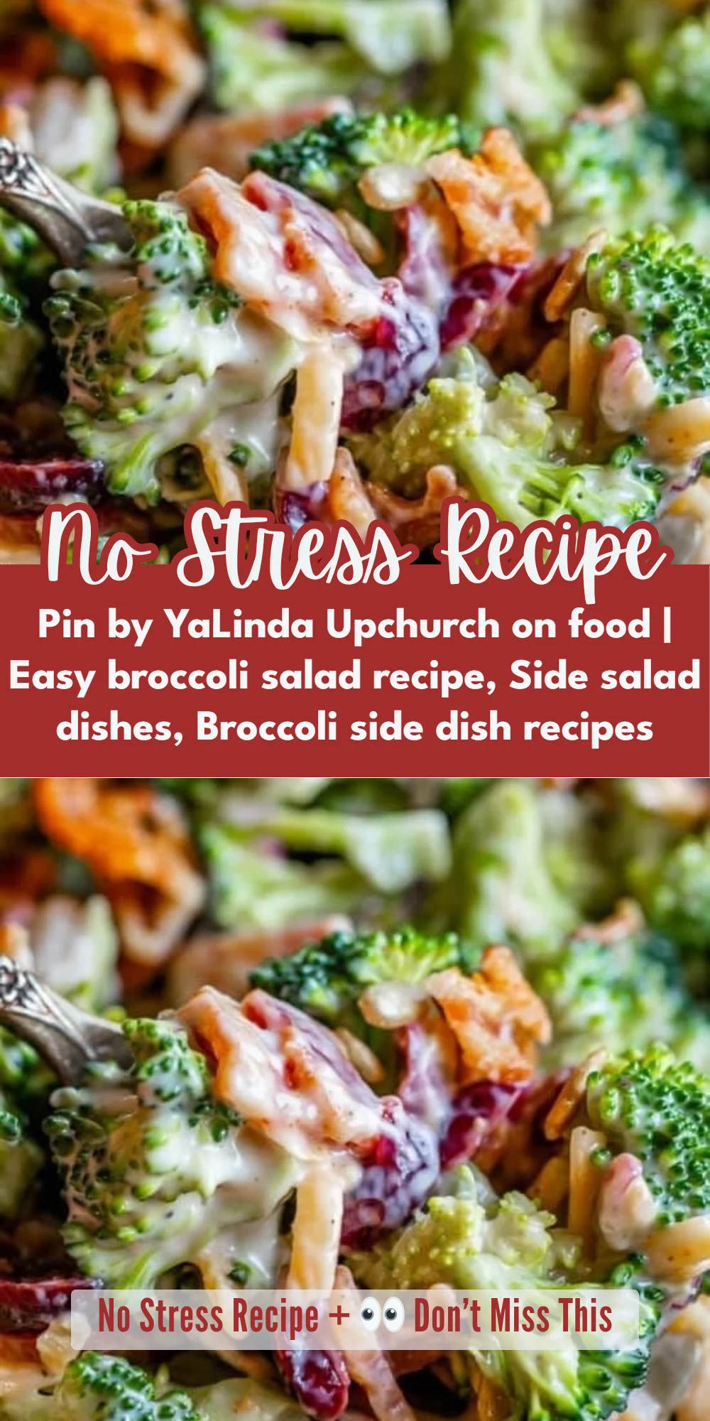 Pin by YaLinda Upchurch on food | Easy broccoli salad recipe, Side salad dishes, Broccoli side dish recipes