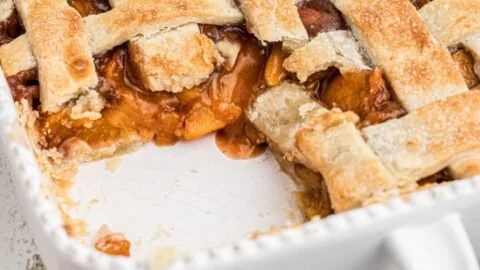 Southern Peach Cobbler Recipe With Pie Crust
