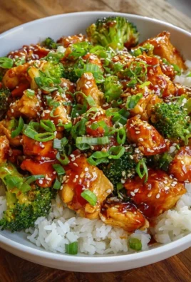 Honey Sriracha Chicken Bowl with vibrant vegetables and a spicy glaze
